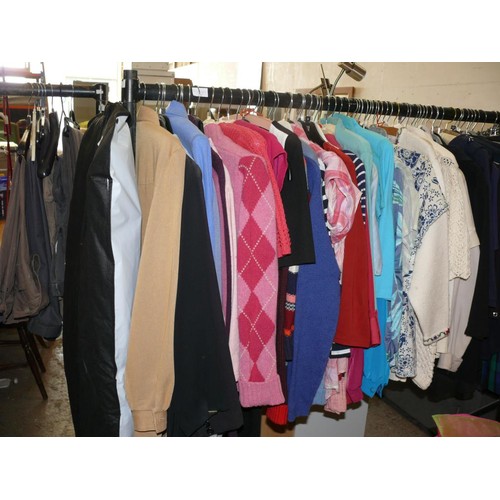 379 - A BEAUTIFUL SELECTION OF LADIES CLOTHES INCLUDING MONSOON, M&S, NEXT ETC SIZES S, M, 8, 10, 12