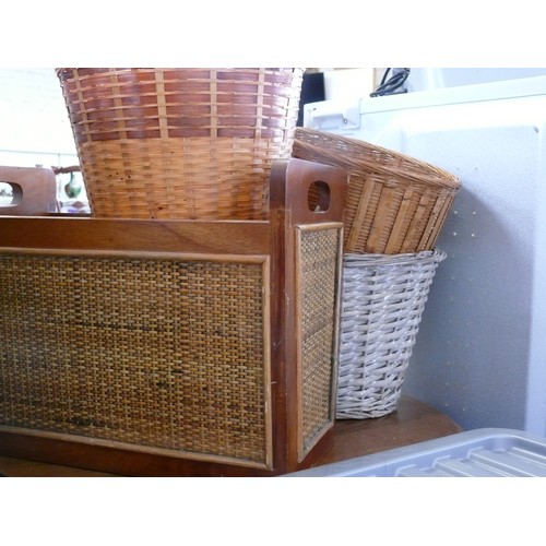 311 - SELECTION OF  WICKER BASKETS