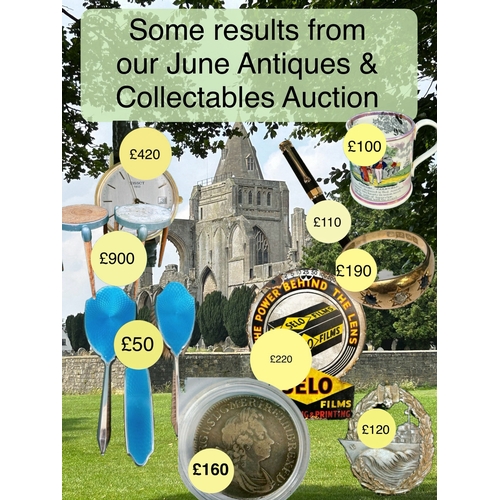 31 - Some results from our last Antiques & Collectables Auction in June