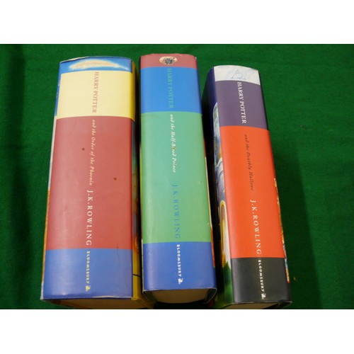 362A - COLLECTION OF HARRY POTTER HARDBACK AND PAPERBACK BOOKS THE ORDER OF THE PHOENIX, HALF BLOOD PRINCE,... 