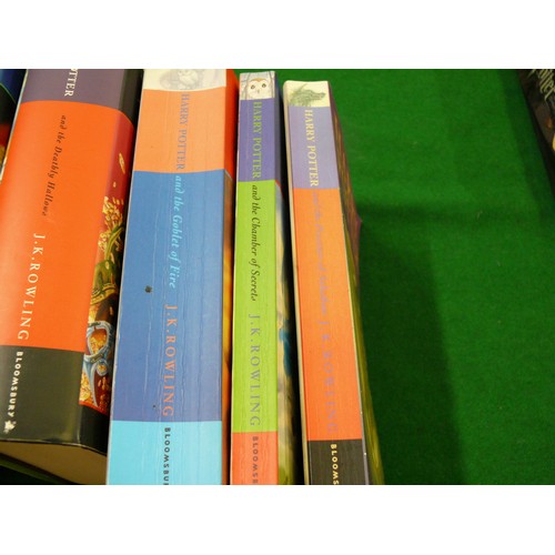 362A - COLLECTION OF HARRY POTTER HARDBACK AND PAPERBACK BOOKS THE ORDER OF THE PHOENIX, HALF BLOOD PRINCE,... 