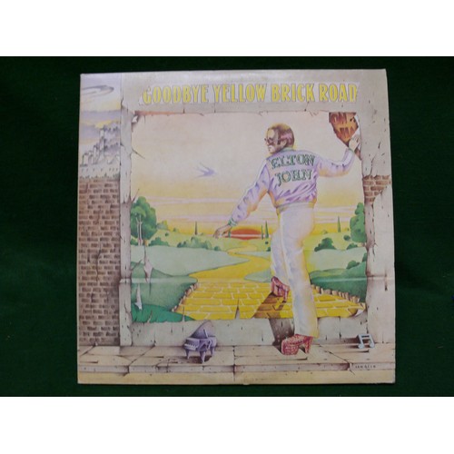 68A - ELTON JOHN 'GOODBYE YELLOW BRICK ROAD' DOUBLE ALBUM LP ON YELLOW COLLECTIBLE VINYL