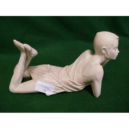 79 - EUROPA FIGURE FROM ENESCO GALLERY A1592 BAUCIS (NATURAL)