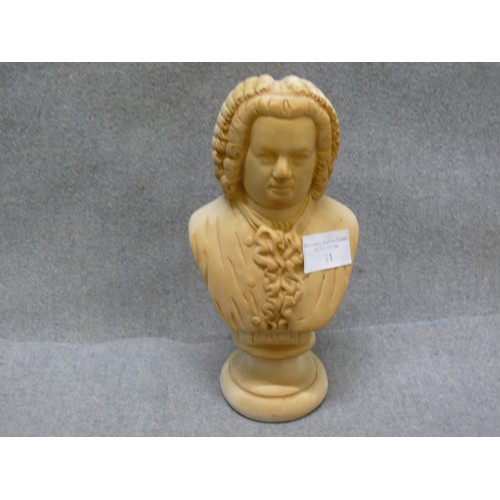 71 - A BUST OF BACH