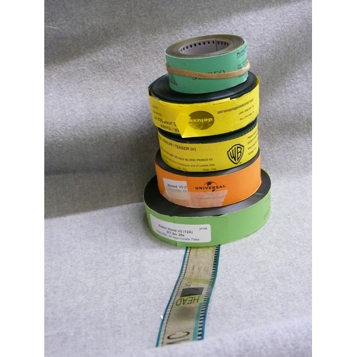 89 - ORIGINAL 35MM FILM MOVIE TRAILER REELS ROBIN HOOD, HARRY POTTER, THE JONESES, THE LITTLE MERMAID AND... 