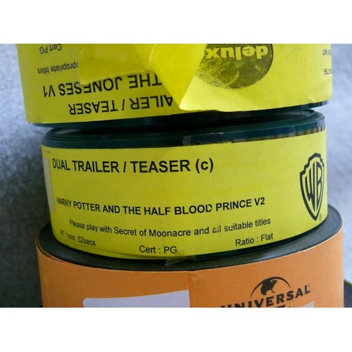 89 - ORIGINAL 35MM FILM MOVIE TRAILER REELS ROBIN HOOD, HARRY POTTER, THE JONESES, THE LITTLE MERMAID AND... 