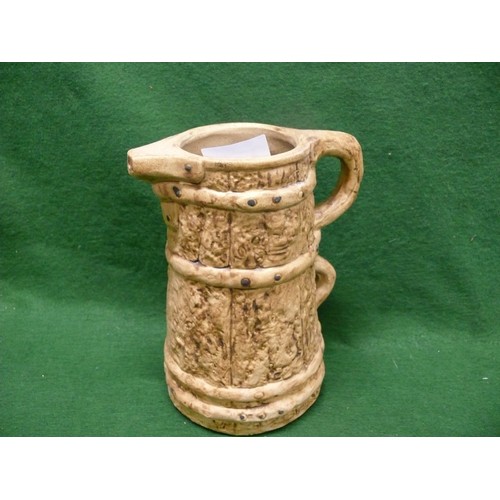 96 - A DECORATIVE HILLSTONIA POTTERY JUG