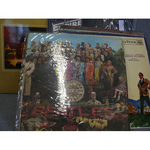 108 - A NICE SELECTION OF LP RECORDS TO INCLUDE DEEP PURPLE MADE IN JAPAN, THE BEATLES SEARGANT PEPPERS LO... 