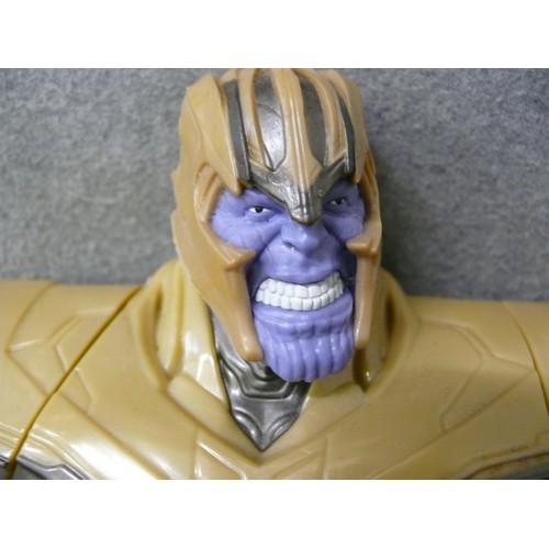 139 - MARVEL AVENGERS TOY COLLECTION TO INCLUDE THANOS WITH INFINITY GUANTLET, CAPTAIN AMERICA, SPIDERMAN ... 