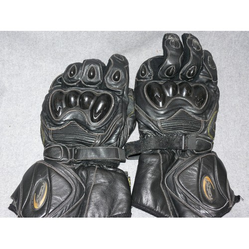 168 - 4 PAIRS OF MOTORBIKE GLOVES SIZE 2XL & 4XL