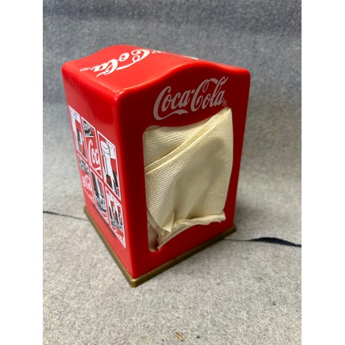 1 - A VINTAGE COCA-COLA NAPKIN DISPENSER