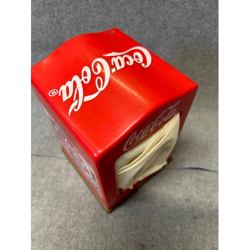 1 - A VINTAGE COCA-COLA NAPKIN DISPENSER