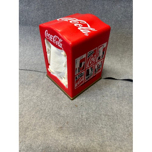 1 - A VINTAGE COCA-COLA NAPKIN DISPENSER