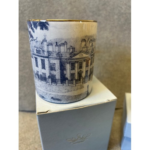 18 - A COLLECTION OF SOUVENIRS OF ALTHORP INCLUDING A LOVELY POT WITH CANDLE, A MUG WITH PICTURE OF THE H... 