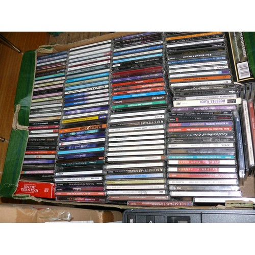 303 - LARGE CRATE OF MIXED CD'S. INC ROD STEWART, EVERLY BROTHERS, ROCK & ROLL LEGENDS, IL DIVA ETC ETC.