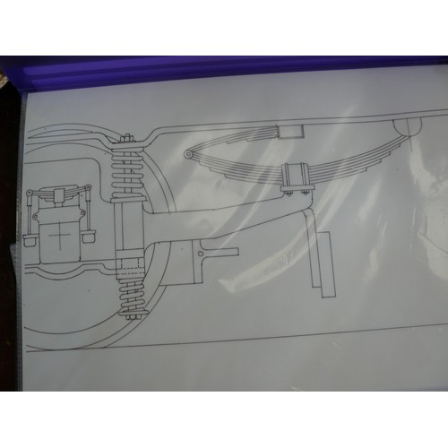 363 - ENGINEERING DRAWINGS FOR A STEAM ENGINE.