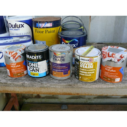 406 - A NICE SELECTION OF PAINT MOSTLY BY DULUX