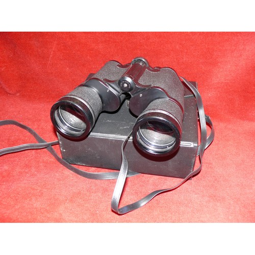 63 - A SET OF PRINZ BINOCULARS WITH THEIR CASE