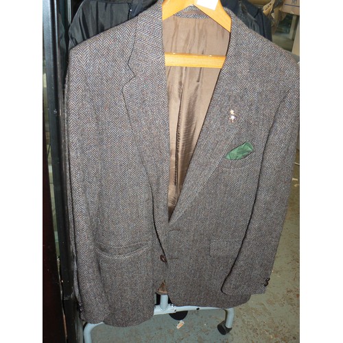 172 - GENTS HAND WOVEN HARRIS TWEED JACKET 100% WOOL