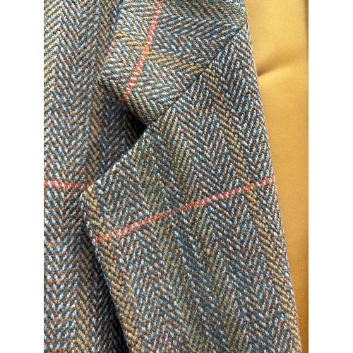 175 - A GENTS 100% WOOL JACKET BY SPORTS SAXONY FOR CHARLES HOBSON OF EASINGWOLD WTH A RAF A.S.R & M.C,S C... 