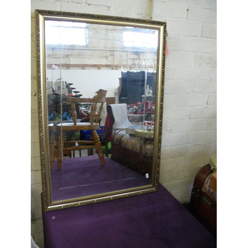 199 - GILT FRAMED WALL MIRROR