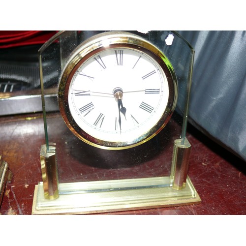 294 - 2 X SMALL CARRIAGE CLOCKS