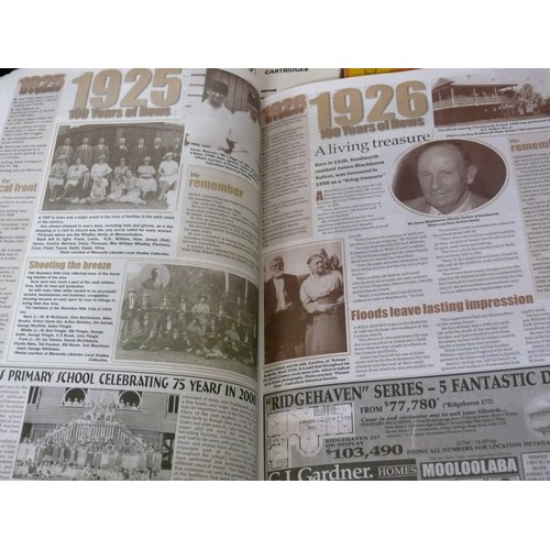 298 - LARGE PAPERBACK BOOK. '100 YEARS OF THE NEWS. THE SUNSHINE COAST'