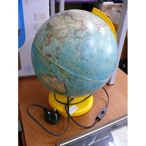 336B - NATIONAL GEOGRAPHIC GLOBE. ELECTRIC.