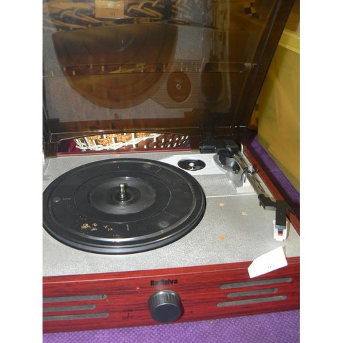 93 - VINTAGE RADIALVA RECORD TURNTABLE