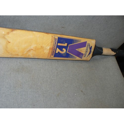 122 - VINTAGE SLAZENGER CRICKET BAT