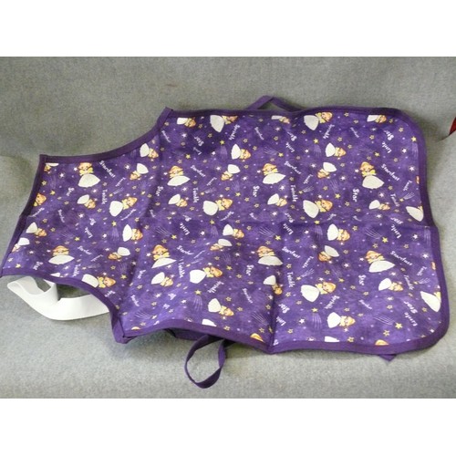 185 - 3 STACKS OF TWINKLE STARDUST APRONS MADE FOR M&S 100% COTTON