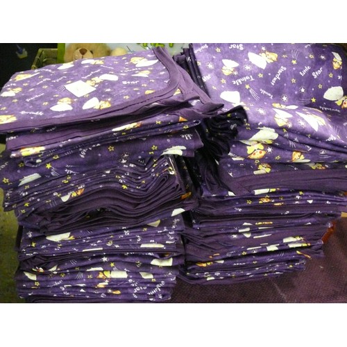 194 - 2 STACKS OF SPARKLY STARDUST CHILDRENS APRONS. MADE FOR M&S