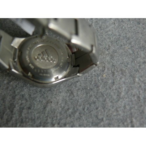 16 - ADIDAS WRIST WATCH IN STAINLESS STEEL