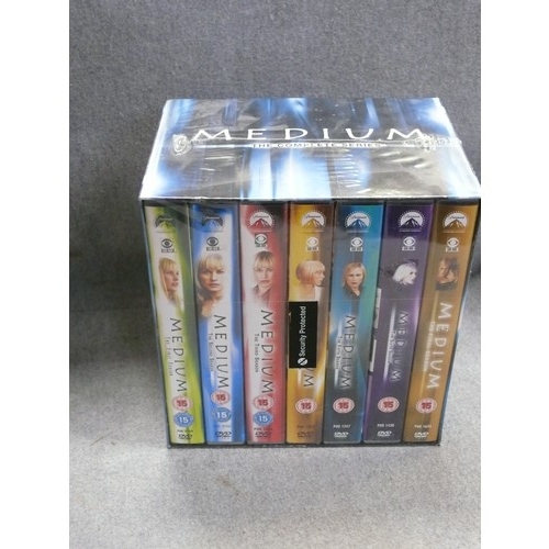 225 - BOX SETS X 2. CHARMED. MEDIUM- THE COMPLETE SERIES.