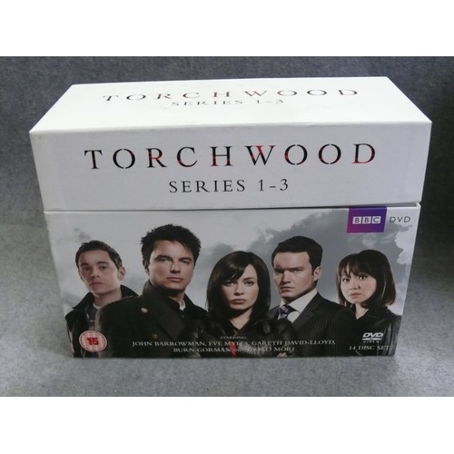 229 - 2 X BOX-SETS. TORCHWOOD SERIES 1-3. THE X-FILES SEASON 1-9.