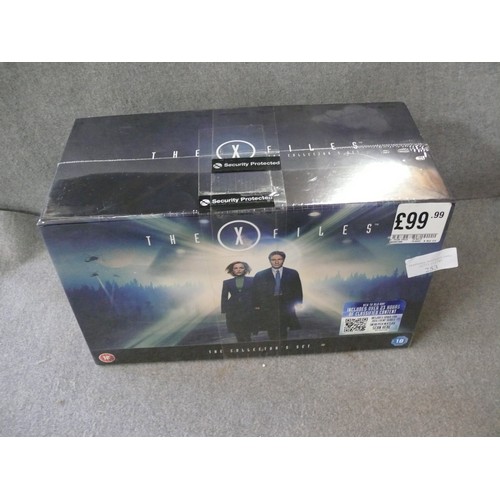 253 - THE X-FILES. THE COLLECTORS BOX SET. UNOPENED WITH PROTECTIVE SEAL.