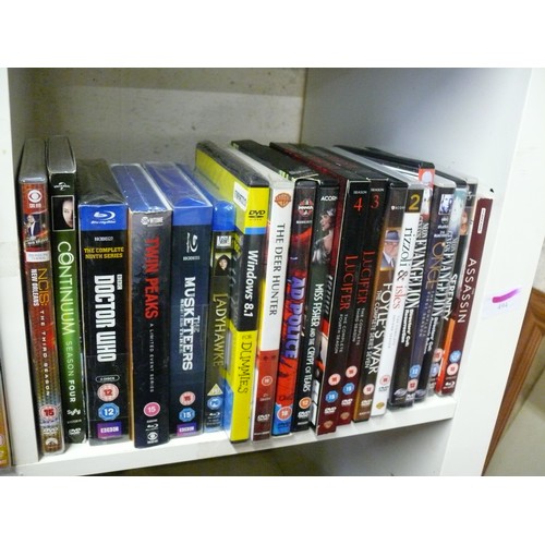 261 - QUANTITY OF NEW/SEALED DVD'S [45+] MANY DETECTIVE THEMED. INC SILENT WITNESS, LUCIFER, NCIS, BODY OF... 