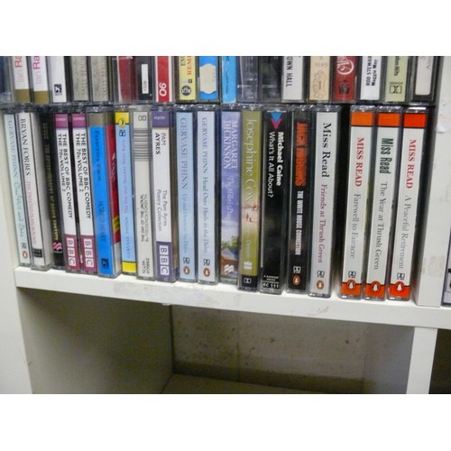 262 - 22 X MIXED TALKING STORY CASSETTE TAPES. EACH CONTAINS 2 CASSETTES. INC IAN RANKIN, PEMGUIN BOOKS, B... 