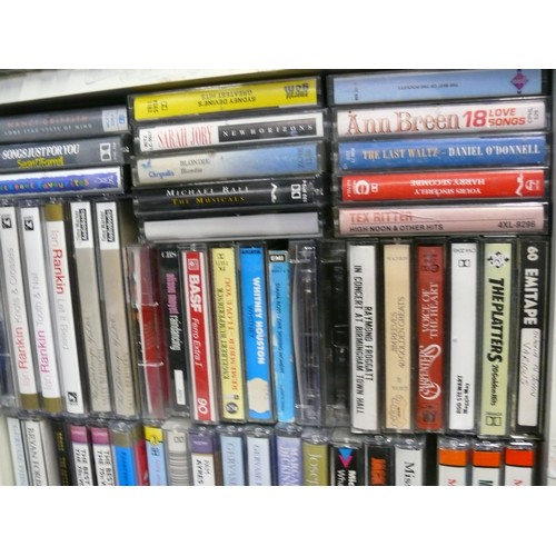 262 - 22 X MIXED TALKING STORY CASSETTE TAPES. EACH CONTAINS 2 CASSETTES. INC IAN RANKIN, PEMGUIN BOOKS, B... 