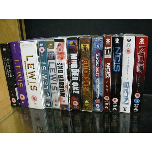 269 - 13 X DVD'S & BOX-SETS. INC LEWIS, NCIS, MURDER CASE1 ETC