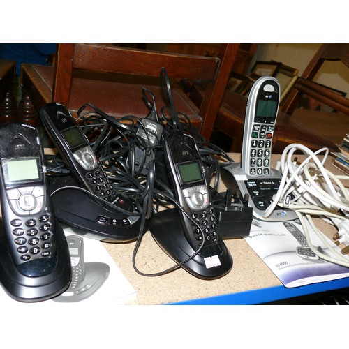 274 - 4 X CORDLESS PHONES & ANSWER MACHINES