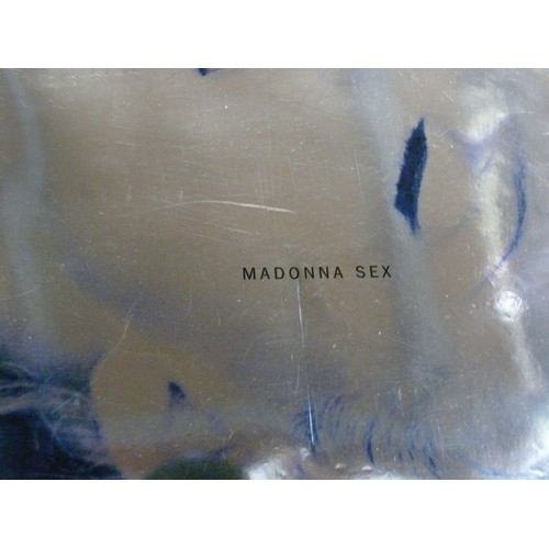 284 - MADONNA 'SEX' STILL FOIL SEALED ADULT BOOK WITH SPECIAL CD ENCLOSED. 'CONTROVERSIAL & SENSITIVE CONT... 