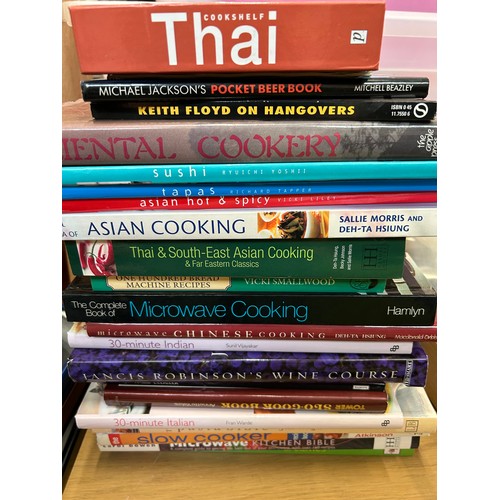 459 - QUANTITY OF COOK BOOKS IN V GOOD COND. PASTA BIBLE, MICROWAVE KITCHEN BIBLE, THAI & SOUTH-EAST ASIAN... 