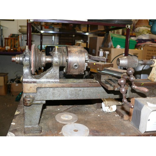 390 - VINTAGE ENGINEERS LATHE - MODEL MAKING ETC