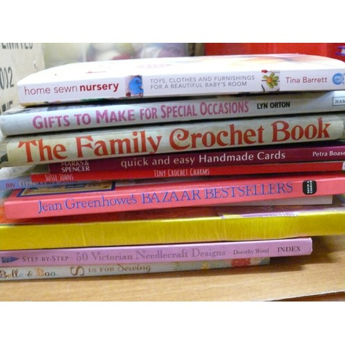 430 - CRAFT / CROCHET / SEWING BOOKS  - HARDBACK AND SOFTBACK