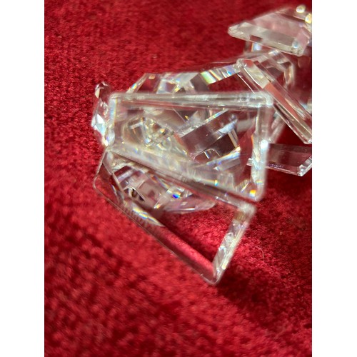 4 - 5 PIECES OF SWAROVSKI CRYSTAL GLASS A SWAN A BEAR A HOUND DOG A FROG A ROOSTER GOOD SIZE (BEAR NEEDS... 