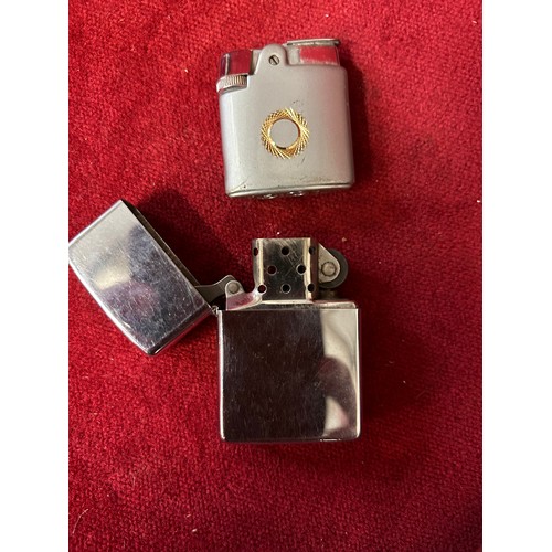 44 - TWO LIGHTERS ONE A ZIPPO THE OTHER A RONSON   BOTH IN THEIR OWN BOXES