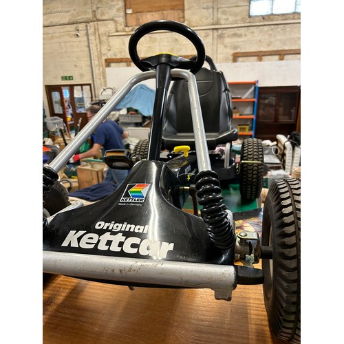 468 - NITRO EXTREME PEDAL GO KART BY KETTLER PNEUMATIC TYRES, EXCELLENT CONDITION