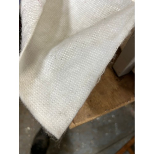 479 - LARGE ROLL OF BUMP INTERLINING FOR CURTAINS