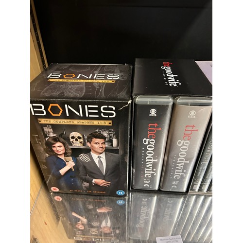 271 - 7 X LARGE BOX-SETS. INC BONES, THE GOOD WIFE, BALLYKISSANGEL, DIE-HARD, AGENTS OF SHIELD.